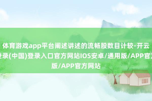 体育游戏app平台阐述讲述的流畅股数目计较-开云网页登录(中国)登录入口官方网站IOS安卓/通用版/APP官方网站
