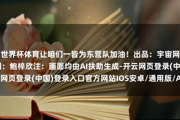 世界杯体育让咱们一皆为东营队加油!出品:宇宙网东营案牍:康梦芸筹划:鲍梓欣注:画面均由AI扶助生成-开云网页登录(中国)登录入口官方网站IOS安卓/通用版/APP官方网站